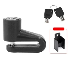 Enhanced Anti - Theft Weatherproof Disc Brake Lock with Keys (Black)