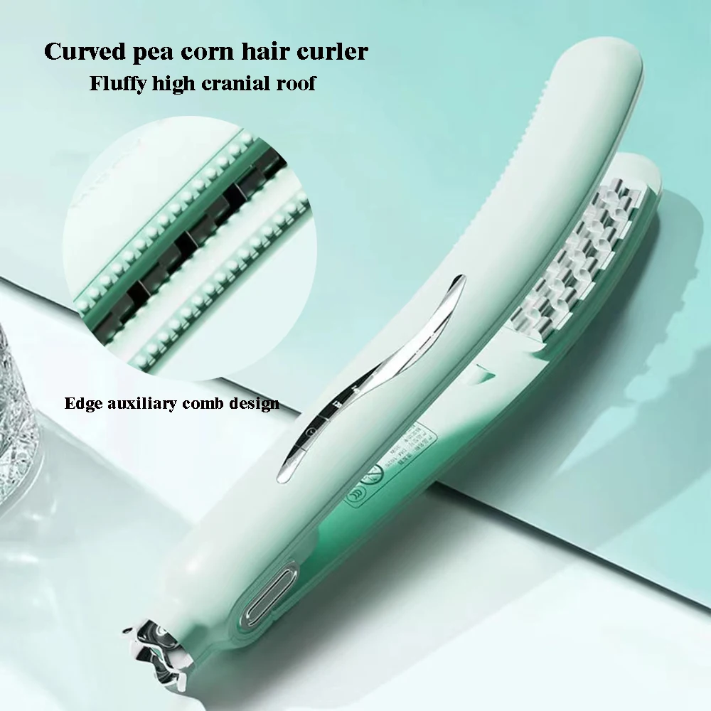 Hair Iron Ceramic 3D Grid Hair Crimper Professional Volumizing Curling Iron Corn Perm Fluffy Splint Flat Styling Tools