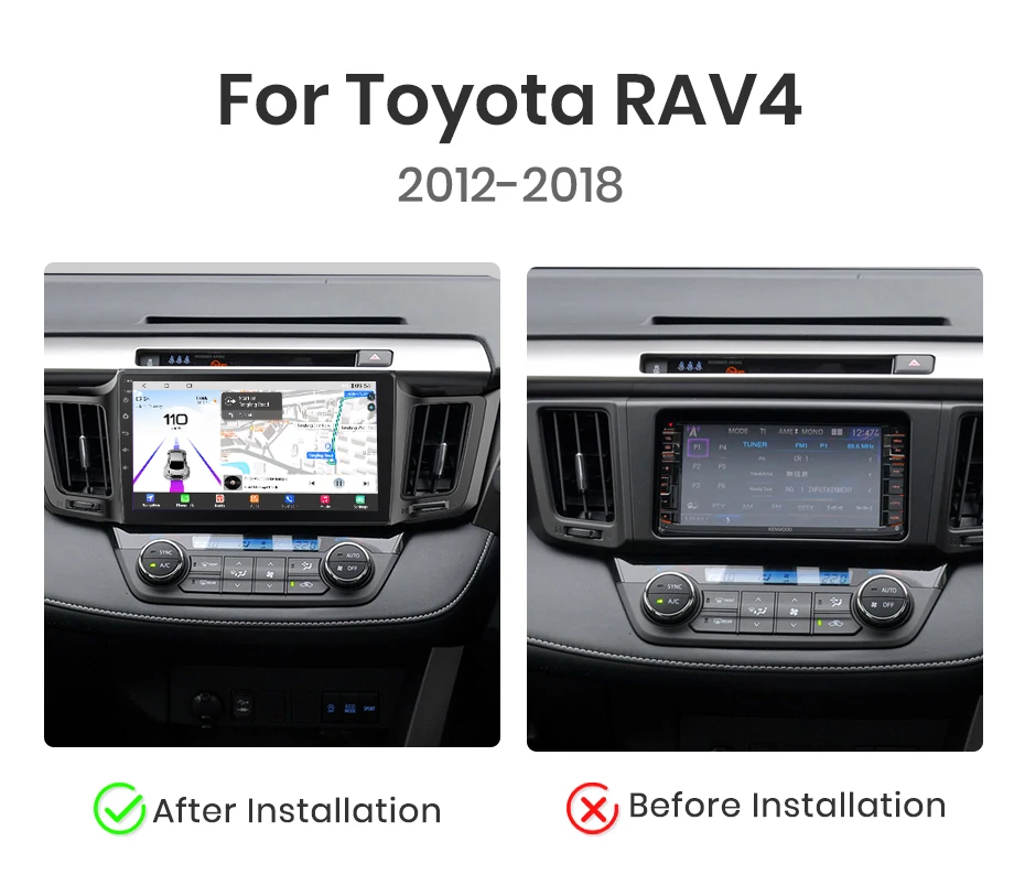 Junsun Qualcomm chip 8Core Android13 Auto Radio Für Toyota RAV4 RAV 4 2012-2018 WirelessCarPlay Autoradio stereo Bildschirm Multimedia – Detail 5