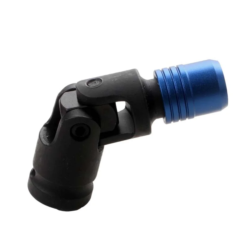 1PCS Universal telescopic sleeve Universal joint 1/2 pneumatic screwdriver extension rod conversion 1/4 electric drill