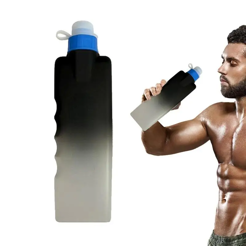 

Sports Bottle Sideline Squeeze Hockey Drinking Bottles Bike Bottles With Pull-top Dust Cover Lid For Football Boxing Outdoor