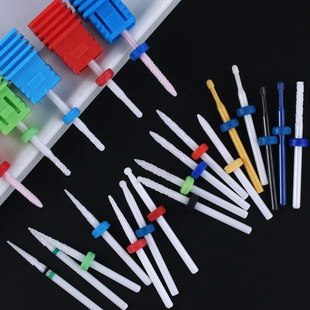 1 Pz Punte Da Trapano Per Unghie In Metallo Duro Affilato Ruota Fresa Fresa Per Manicure Strumenti Per Pedicure Elettrici Accessori Per Trapano Per Un