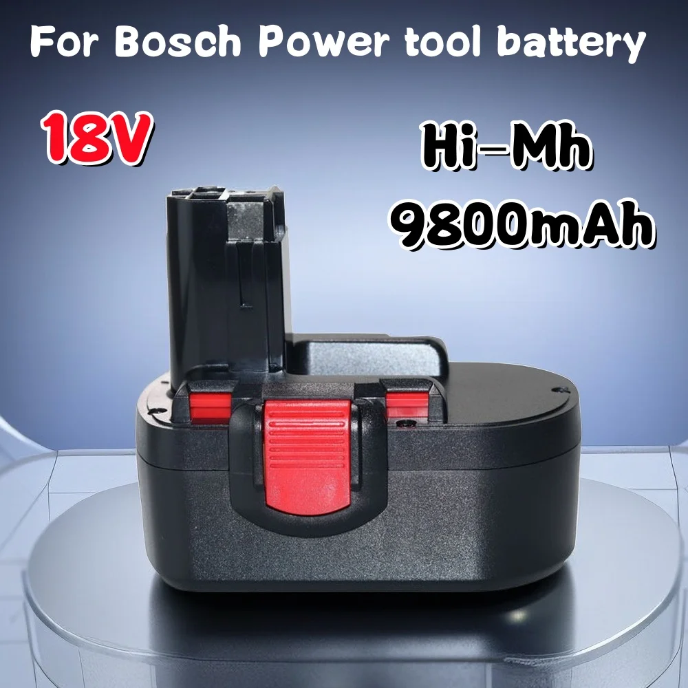 18 V 9.8Ah Per Bosch Ni-Mh Batteria Ricaricabile Pour Bat025 Bat026 Bat160 2607335735 2607335277 Psr18 Ve-2 Gsr18
