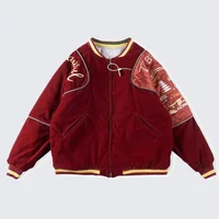 New Kapital Jacket Coat Foldable Pillow Three Dimensional Embroidery Zipper Trim Casual Men Women Cotton Jackets 1