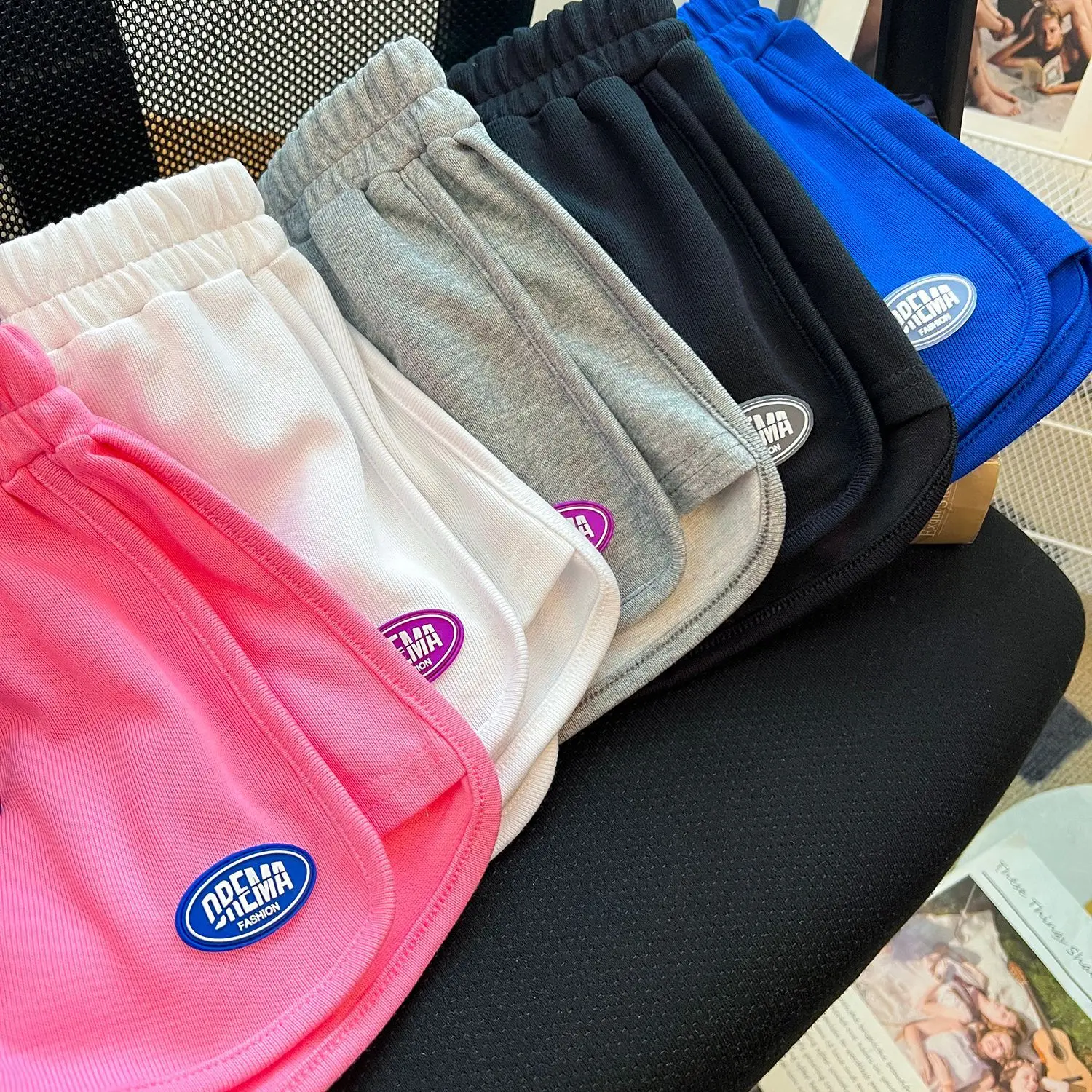 Korean Summer Kids Girls Shorts Elastic Waist Sticker Casual Cotton Thin Toddler Girls Shorts Children