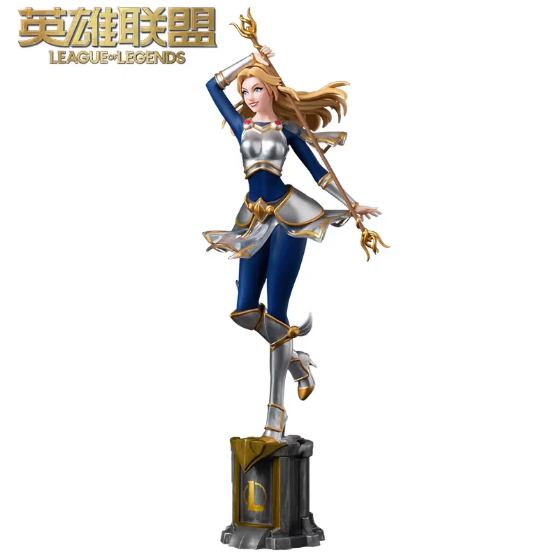 

Genuine League of Legends Luxanna Crownguard The Lady of Luminosity Medium Anime Statues Figures Toy Game Gifts Action Model Pen