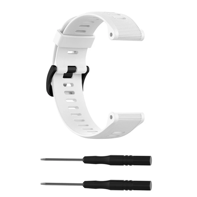 Premium Sports Silicone Strap Replacement with Screwdriver - Universal Fit Watch Band Bracelet