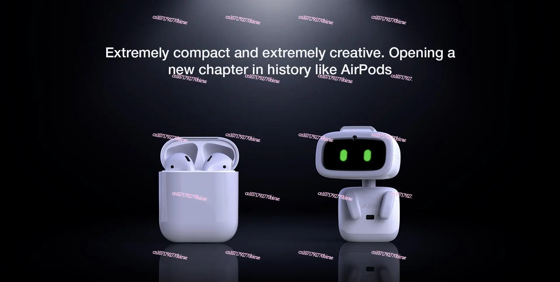 Aibi Pocket Robot Pet Ai Intelligence Category Support