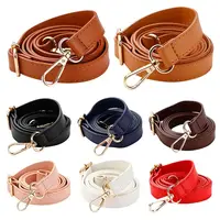 Poignée de sac en cuir PU, sangle de remplacement pour sacs, 130cm, sangle de sac à bandoulière réglable, ceintures de sac à main, pièces et accessoires 1