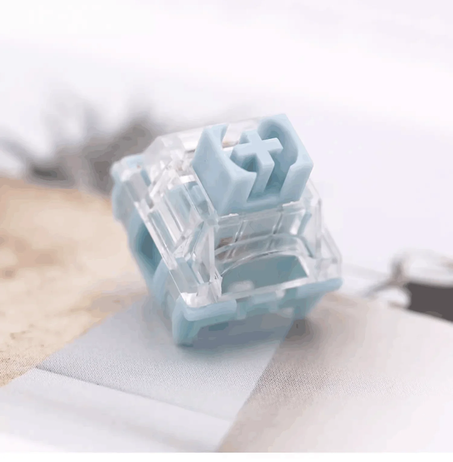 TTC Silent Bluish White Switches Tactile 42g Switch Rounded Sharp Tactility Long Spring Mechanical Keyboard RGB MX DIY Switch 11 S0cb8b56e910146eb9a5f03769616b6eeV