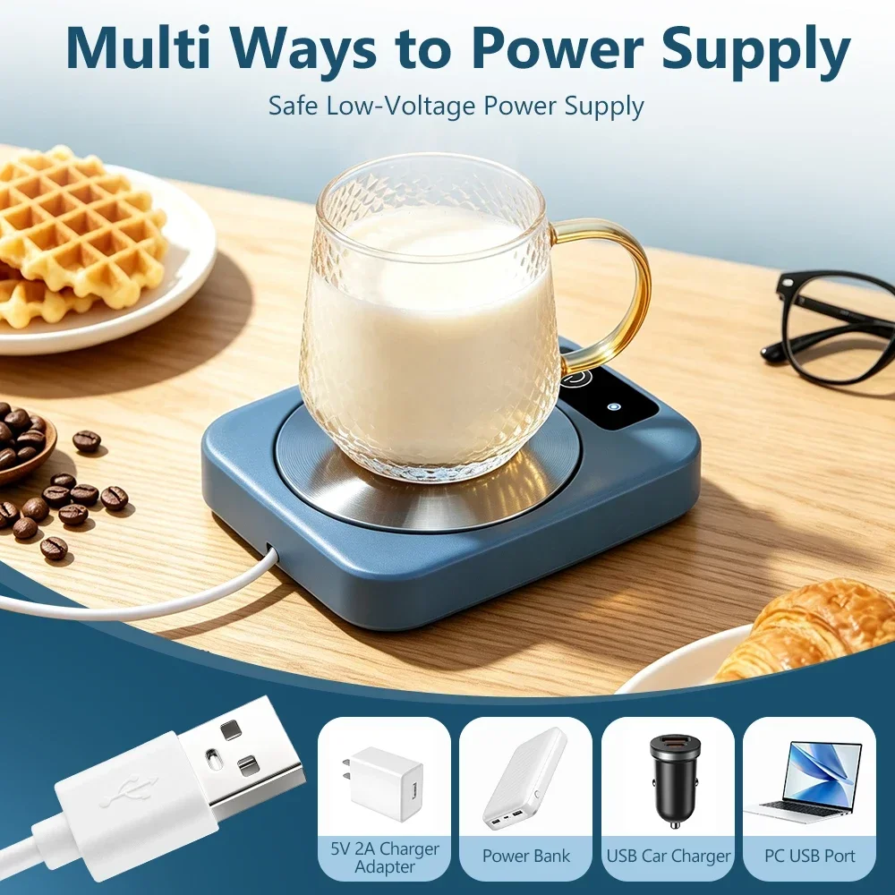 Portable USB Beverage Warmer – Constant Heat, Energy-Efficient Cup Warmer