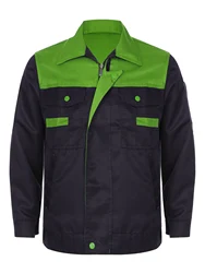 Adult's Long Sleeve Workshop Jacket Mechanics Auto Costume Men Women Warehouse Worker Company Factory Construction Logistic Coat
