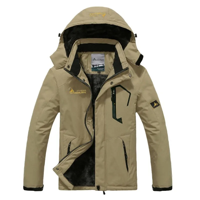 VogeLuxe | Men’s Mid Length Winter Parka with Detachable Hood