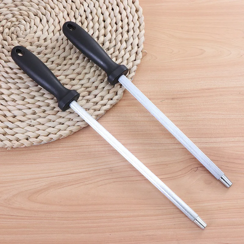 Diamond Sharpening Rod Tungsten Steel Carbon Steel  Kitchen Gadgets Slaughterhouse Butcher Ceramic Household Knife Sharpener 6