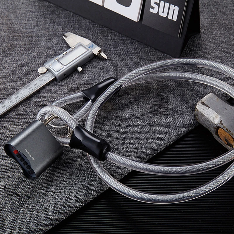 

10mm 1.2m Bicycle Lock Wire Cycling Strong Steel Cable Lock Rope Anti-theft