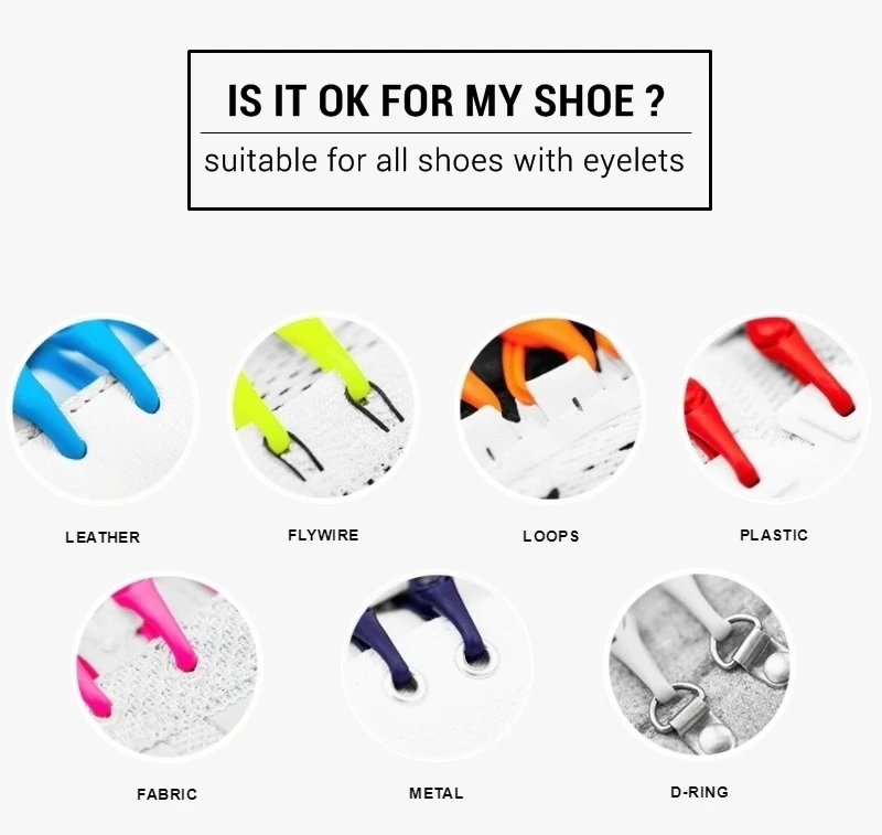 Lacets ronds élastiques en Silicone pour hommes et femmes, sans cravate, toutes les baskets, sangle adaptée, dentelle de chaussure_voghion.com