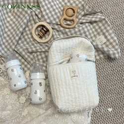 Sac de rangement de couches pour maman, grande capacité, multifonctionnel, matelassé, en coton Super doux, Style Simple 
