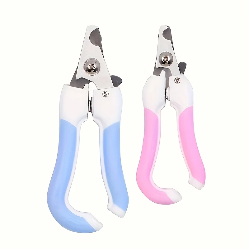 Professional Metal Dog Nail Clippers, Non-Slip Handle, Sharp and Durable Pet Claw Trimmer for Small to Medium Dogs