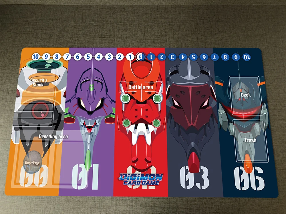 Digimon Adventure Playmat DTCG CCG TCG Mat Anime Trading Card Game Mat