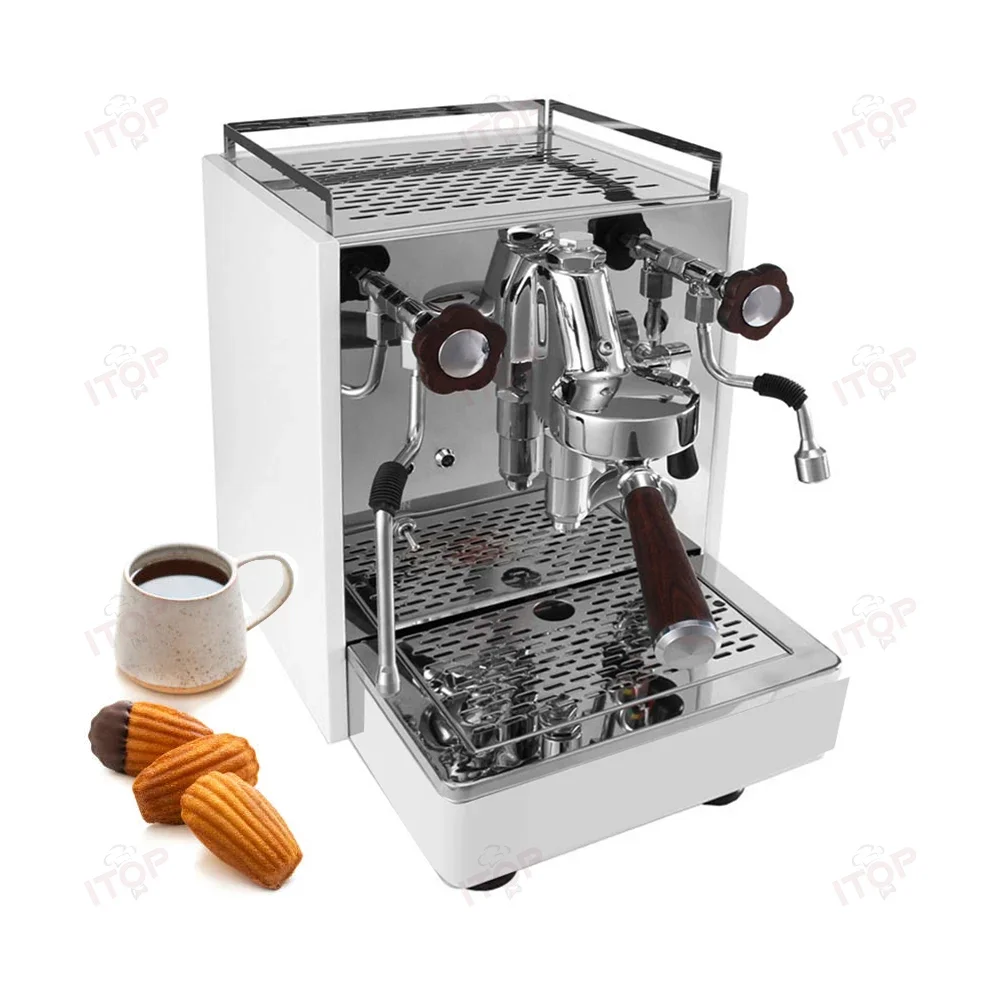 One Group Double Boiler Commercial Espresso Coffee Machine 5