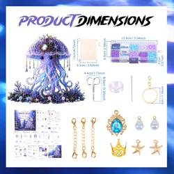 DIY 3D Bead Kit: Mini Ornament Hand Art & Crafts - No finished product (Set A)