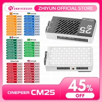 ZHIYUN Official CINEPEER CM25 25W Led Light Handheld Pocket Video Light Bi Color Photo Fill Light Photography Lighting 1