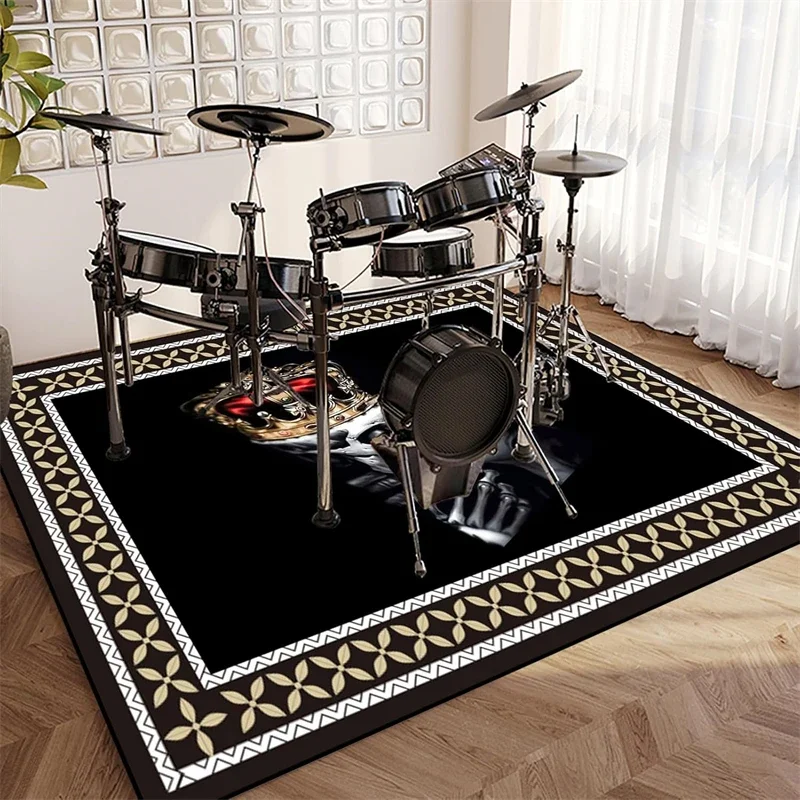 Drumtapijt, drummat, antislip, elektrisch drumtapijt, 80 x 110 cm, geluiddichte deken voor basdrum, snare, jazz, drumstel, schok, elektronisch drumstel, professioneel, rechthoekig, jazz-drumstel Drumtapijt, drummat, antislip, elektrisch drumtapijt, 80 x 110 cm, geluiddichte deken voor basdrum, snare, jazz, drumstel, schok, elektronisch drumstel, professioneel, rechthoekig, jazz-drumstel