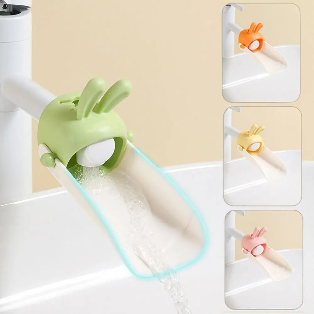 New Rabbit Shape Faucet Extender Bathroom Accessories Hand Washing Universal Water Nozzle Guide Sink Water Faucet Extension