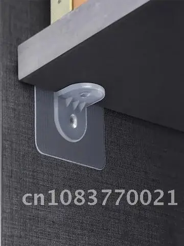 

4/8/12pcs Wall Hangers Hook Adhesive Shelf Support Pegs Drill Free Nail Instead Holders Closet Cabinet Shelf Support Clips