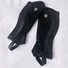 Equestrian Leg Guards Suit for Adult Child Wear-resistant and Breathable Comfortable Grid Design Cool Sweat-wicking 6