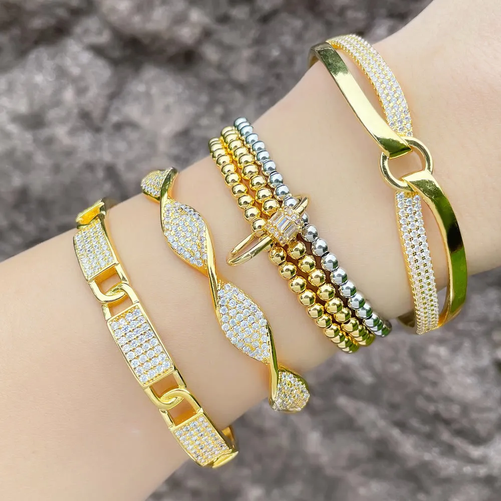 Zircon Leopard Head Bracelets For Women Men Stainless Steel Simple Twist Buckle Design Open Nail Bracelet Ornament Party Jewelry bangle bracelet,stainless steel bracelet,zircon bracelet