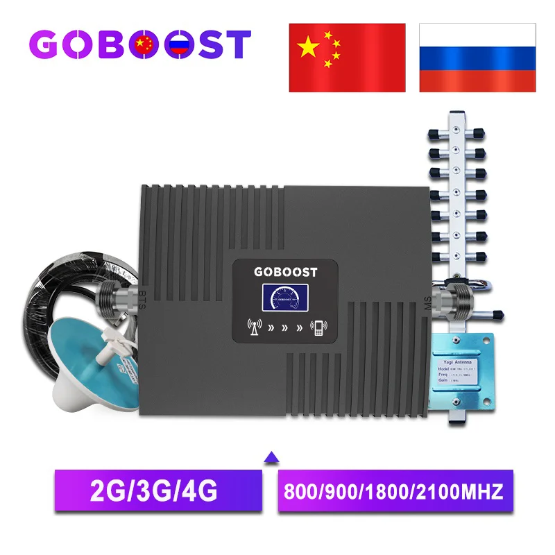 GOBOOST penguat sinyal seluler, GSM Repeater 2G 3G 4G Amplifier