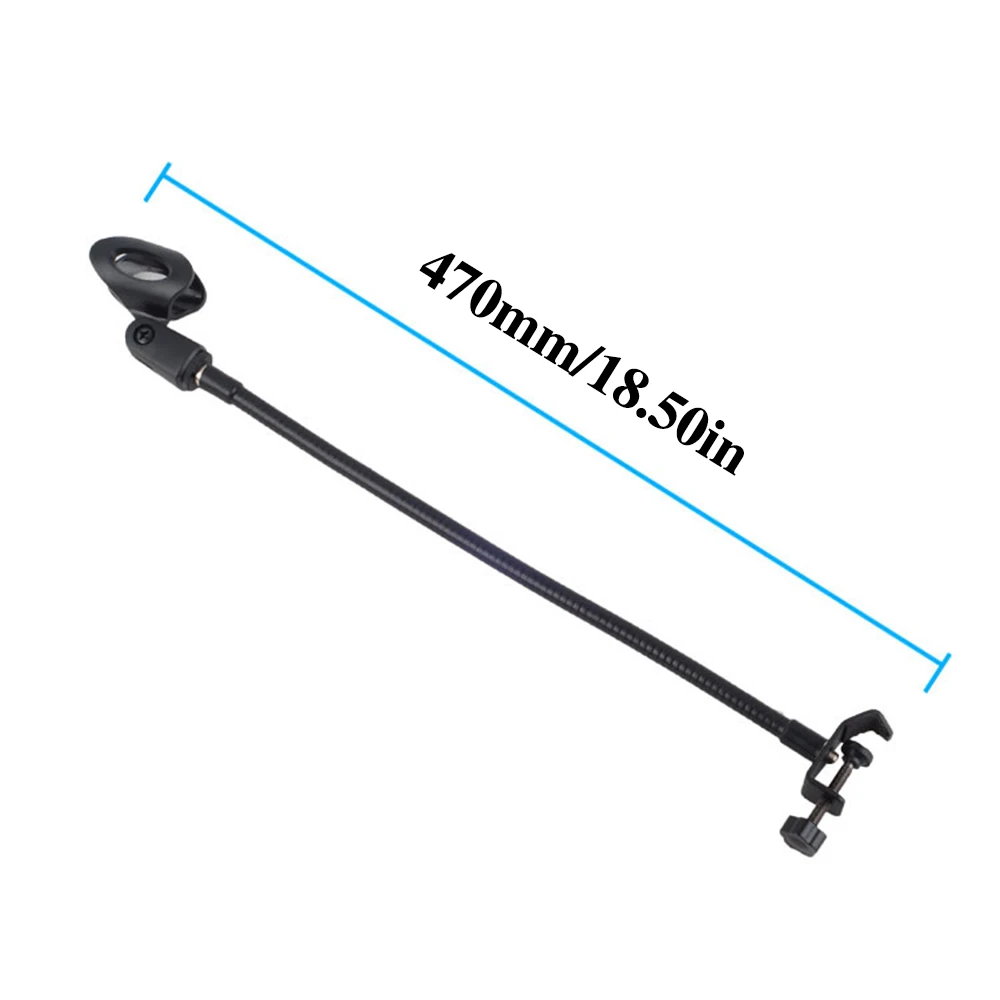 Flexible Mic Stand Universal Hose Shelves with Heavy Duty Desk Clamp Microphone Stand Mic Clip Holder Arm Desk Mount