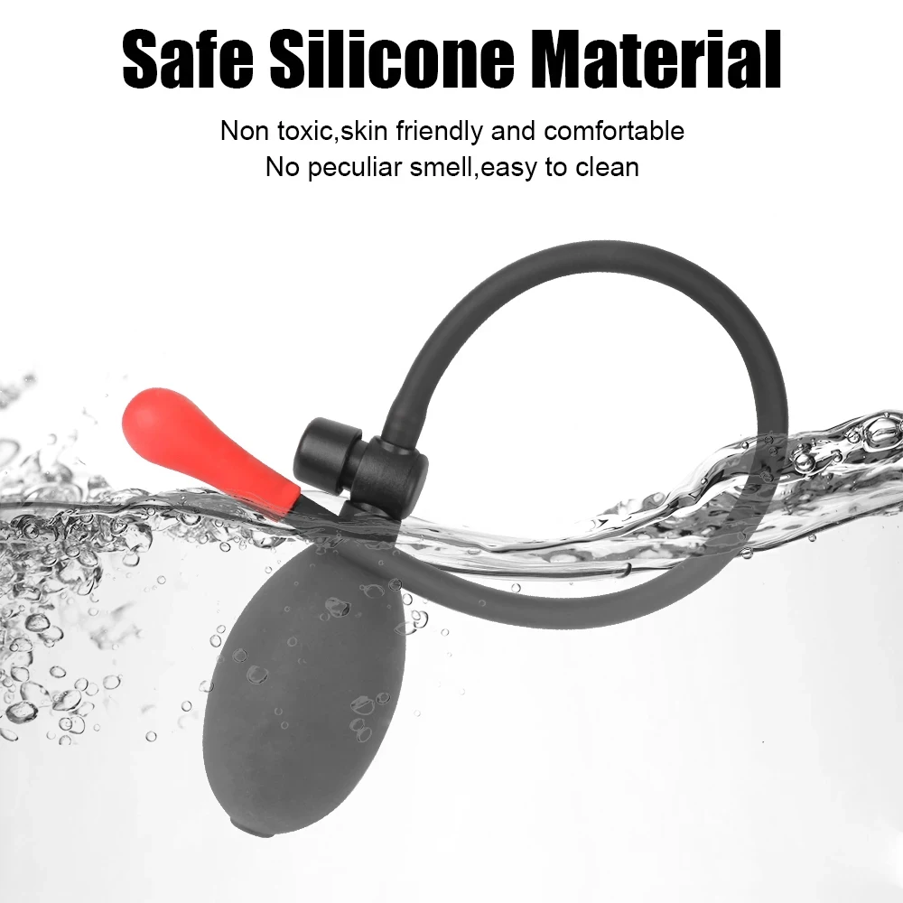 Anal Plug Dilator Mini Butt Dildo Pump Inflatable Anal Plug