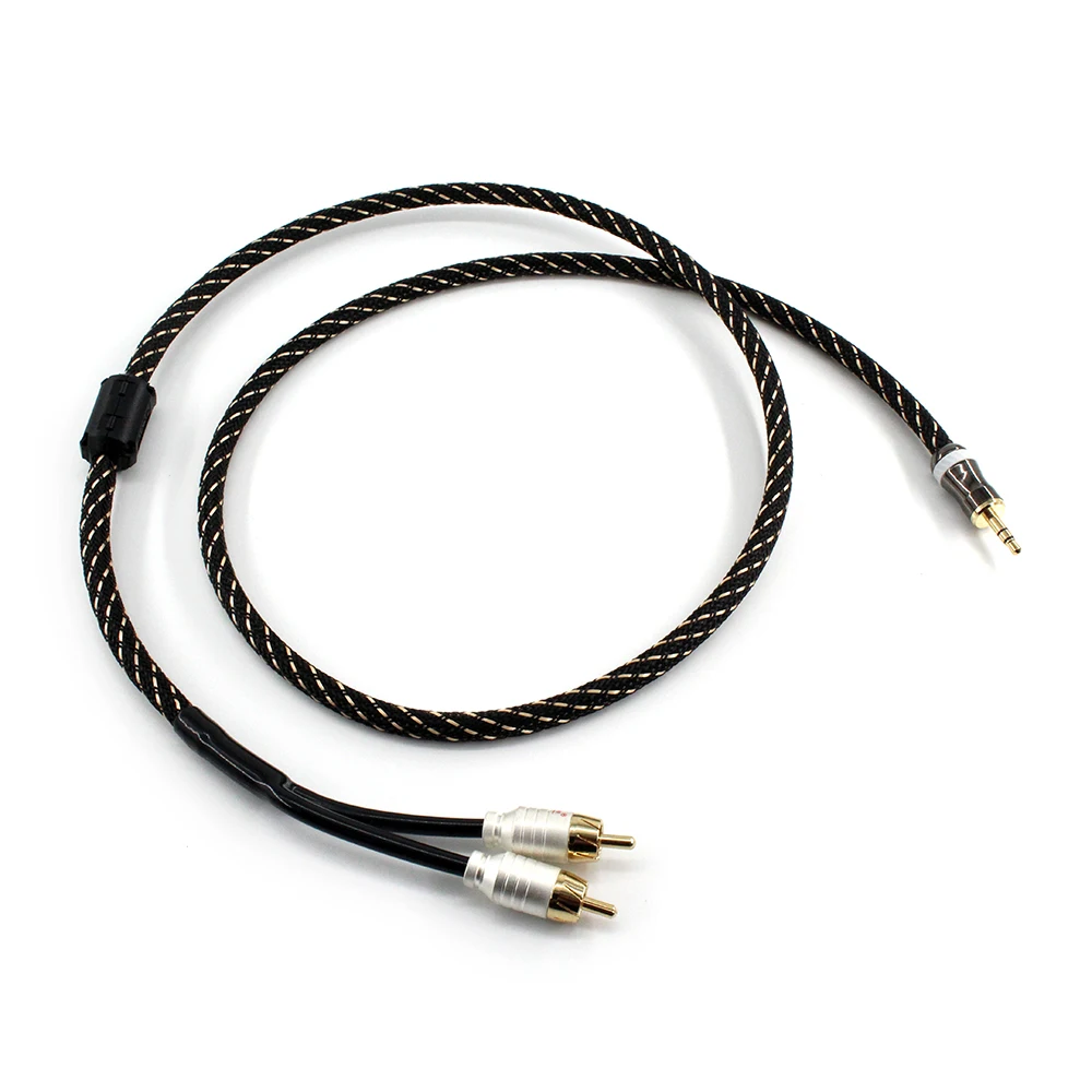 

canare L-4E6S HiFi cable audio RCA cable Audio signal wire plug 3.5mm aux plug convert 2 RCA plug