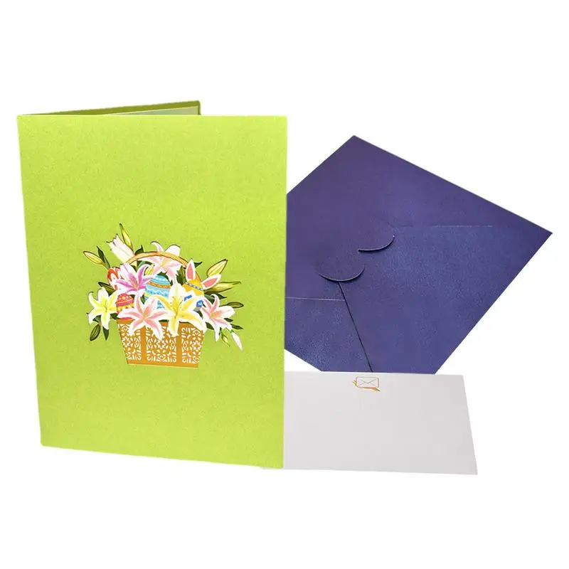 

3D открытки для пасхи, Весенняя открытка для благословения, изысканные и Потрясающие открытки для Пасхальной вечеринки, дня рождения и весны