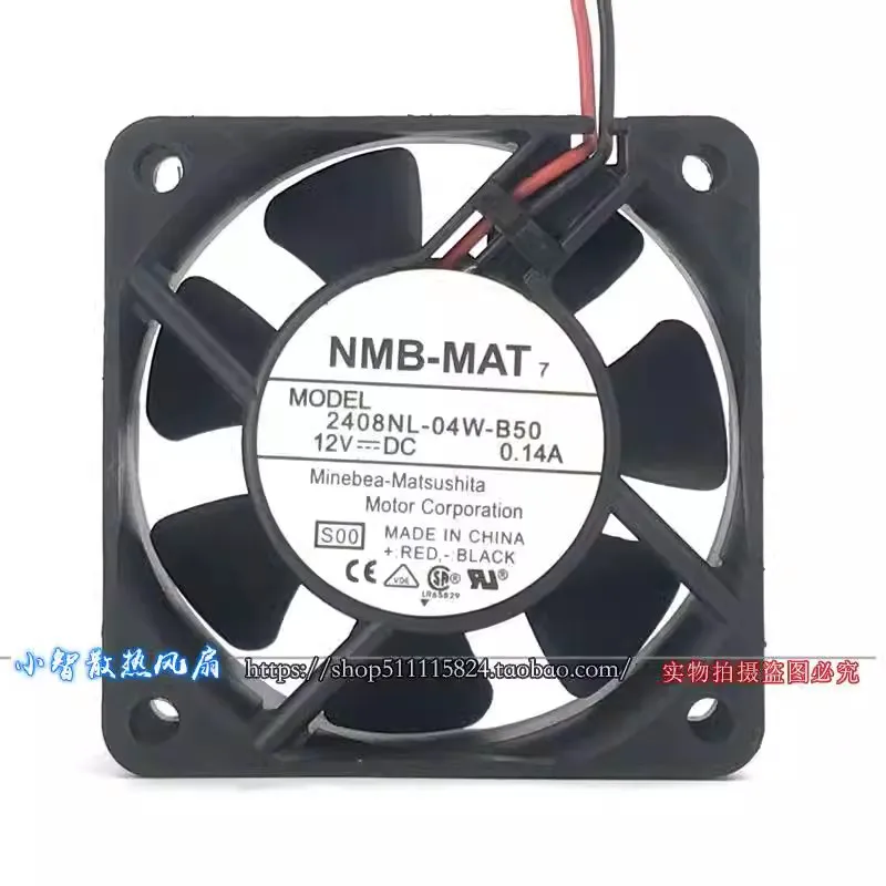 

Подлинный 2408NL-04W-B50 60*60*20 мм 6 см вентилятор охлаждения с двумя шариками 12 В 0,14 А