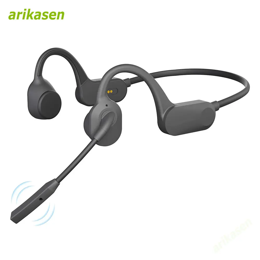 Bone Conduction Headphones 8GB TF Card with Boom Microphone Open Ear