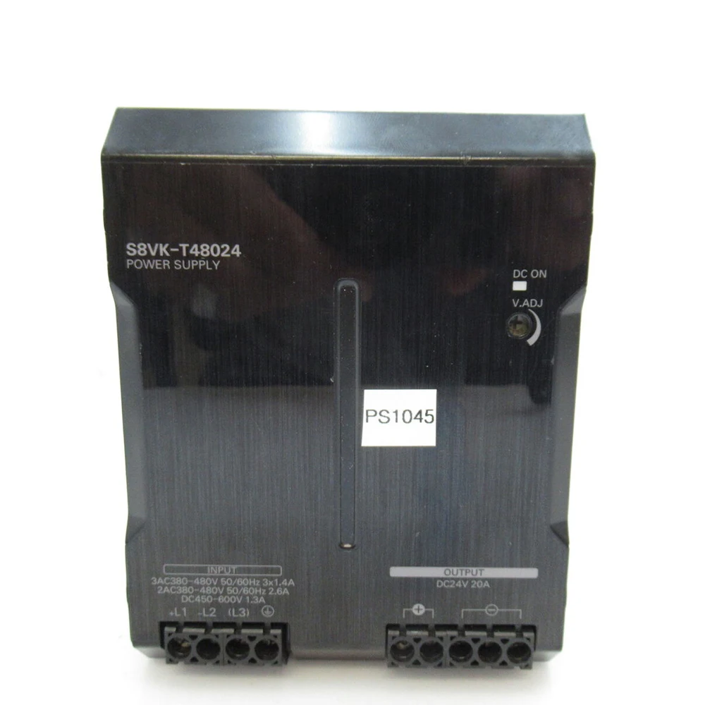 New Rail Type Switching Power Supply S8VK-T48024 DC24V 20A OUTPUT Fast Ship Works Perfectly High Quality 4 New Rail Type Switching Power Supply S8VK-T48024 DC24V 20A OUTPUT Fast Ship Works Perfectly High Quality - Image 2