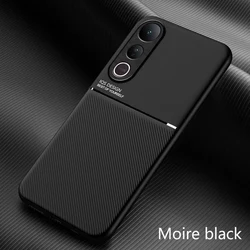 Rugged Non - Slip Magnetic Protective Phone Case Cover for Vivo V50 Lite (Black)