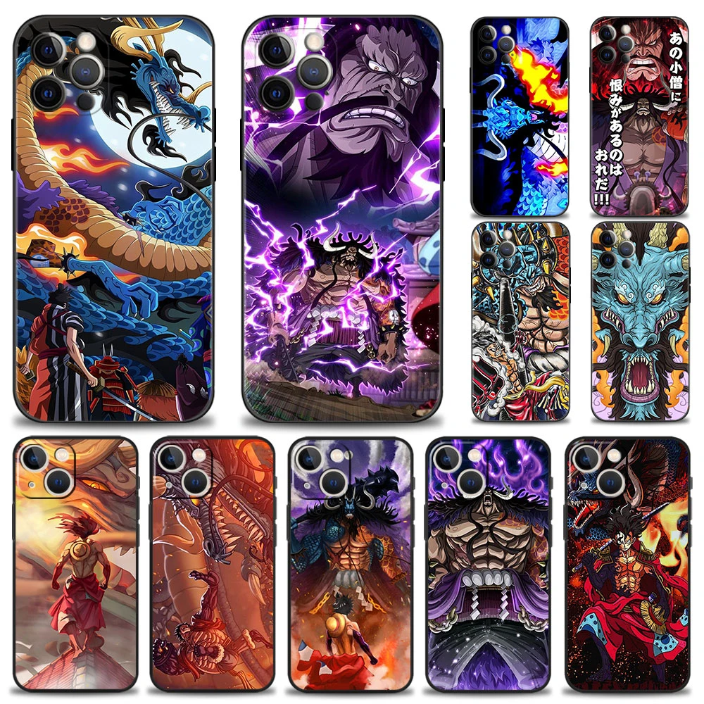 Phone Cover for iPhone 13 11 12 Pro Max XR X XS 8 7 6 6S Plus 13mini 12mini Silicone Case One Piece The Strongest Creature Kaido best case for iphone 13 pro max