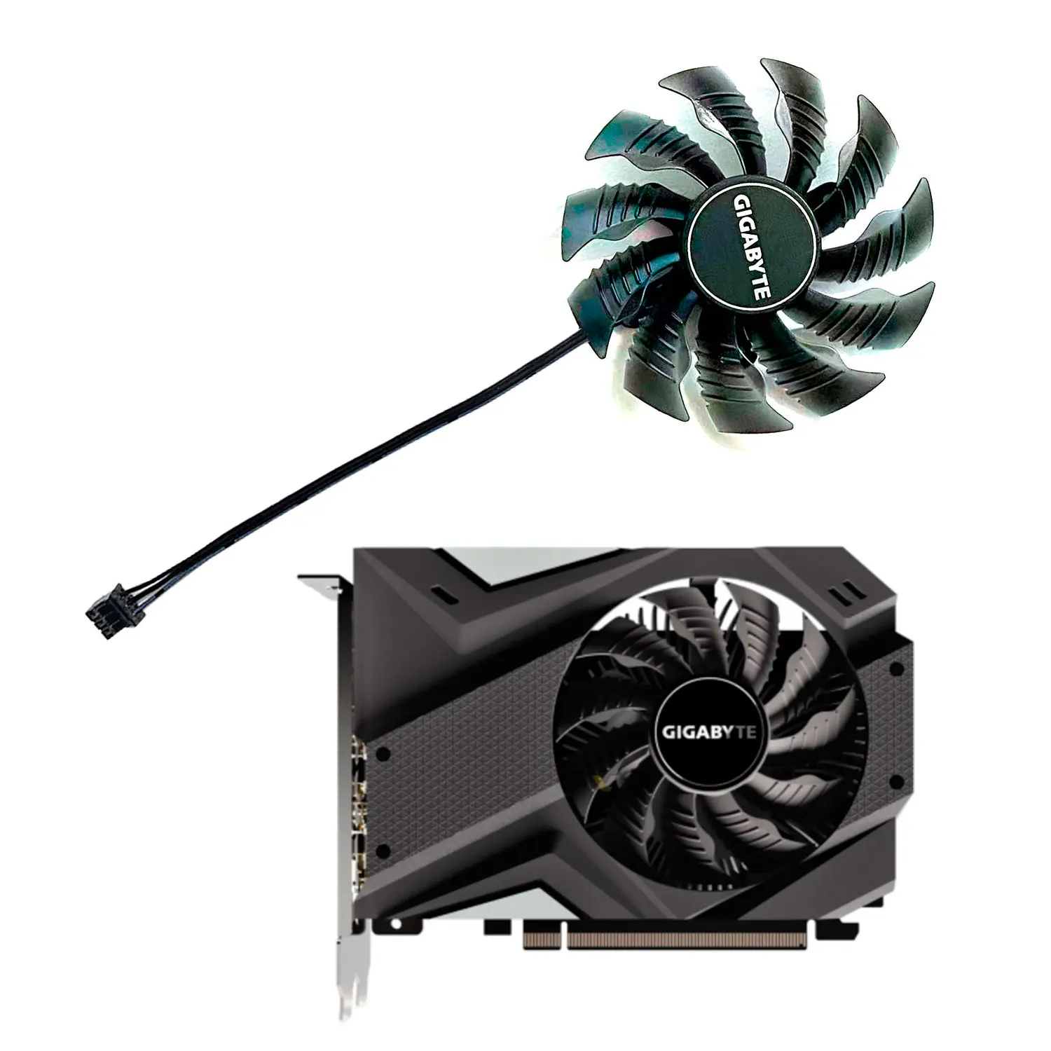 Brand new 87MM 3PIN T129215SU PLA09215S12H suitable for GIGABYTE ...