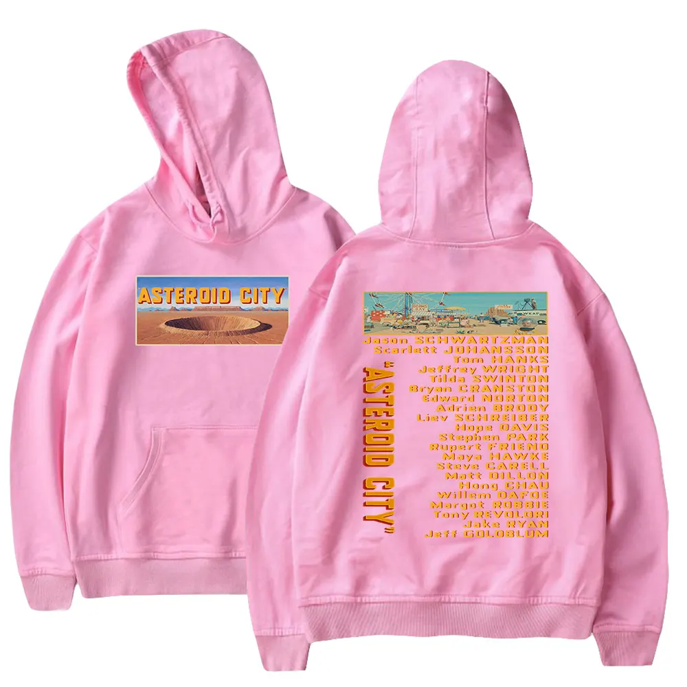 Asteroid City New Movie Hoodie Long Sleeve Women Men Hooded Sweatshirt Harajuku Streetwear Unisex Clothes