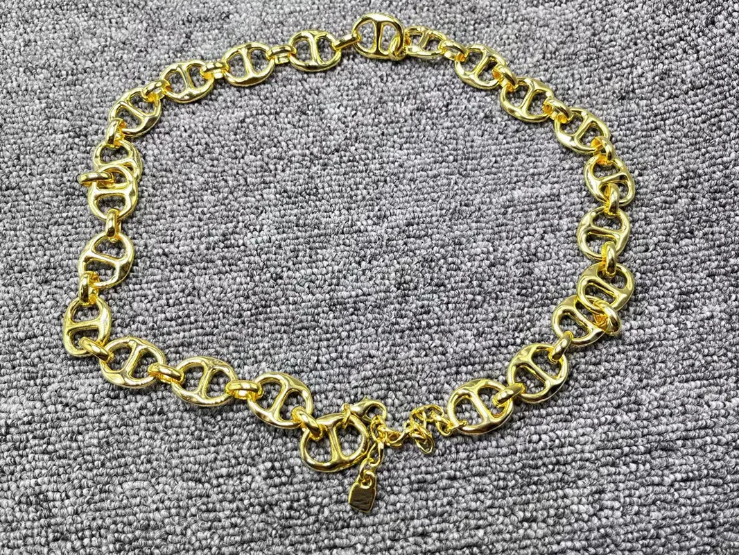 

New 2022 High Quality Fashion Electroplated 925 Silver Chain Necklace Holiday Jewelry Gift