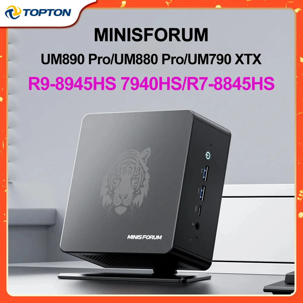Minisフォーラム-ミニpcゲーマーコンピューター、プロxtx、ryzen