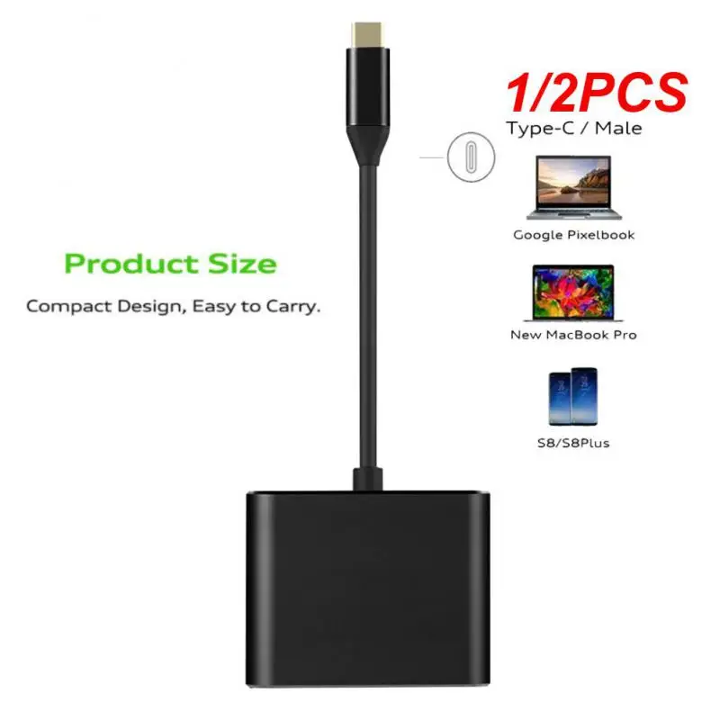 

Адаптер USB Type-C для быстрой зарядки MacBook /Air2020, 1/2 шт.