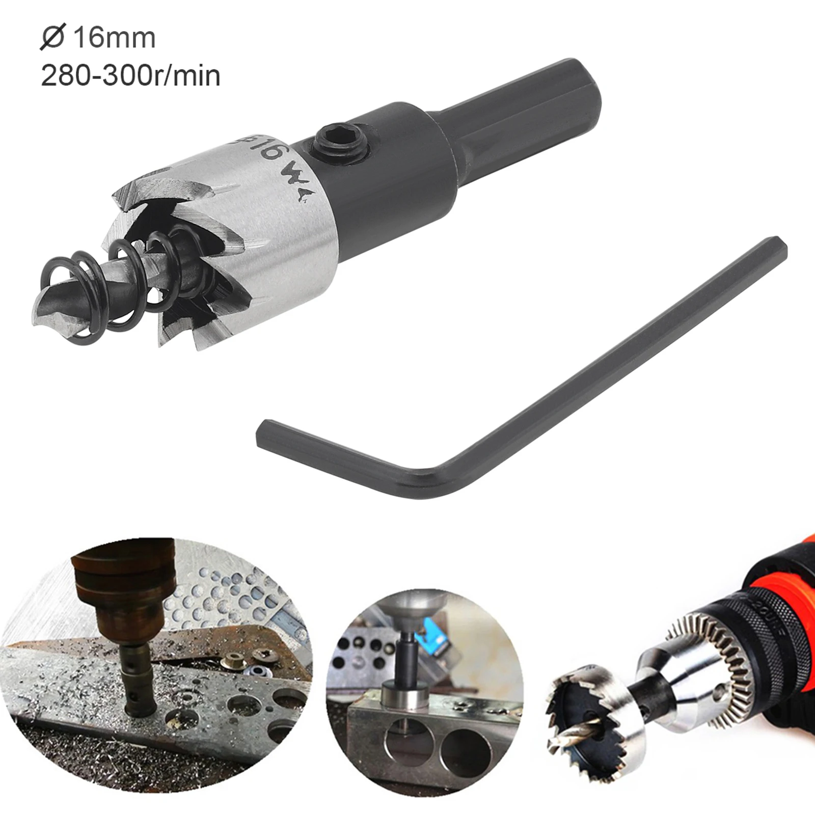 

16 мм режущий инструмент из быстрорежущей стали, сверла для пистолетов, настольных сверл, пневматических пистолетов, магнитных сверл