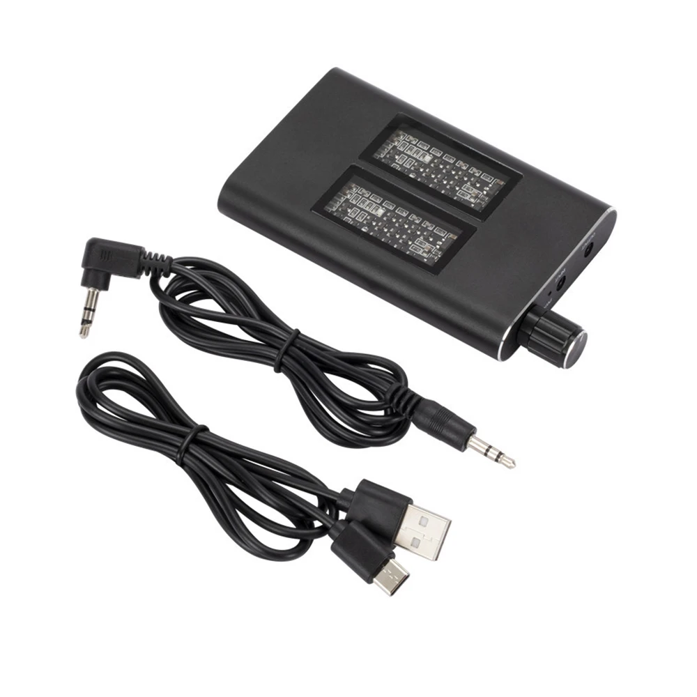 헤드폰 앰프 16-150 Ohm HiFi 헤드폰 앰프 조정 가능한 오디오는 휴대 전화 음악 플레이어 용 3.5mm 잭 케이블로 증폭..