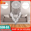 White Decorative Pattern Dream Catcher Wall Hanging Home Craft Gift Dreamcatcher Ornament  Bedroom Decoration 1