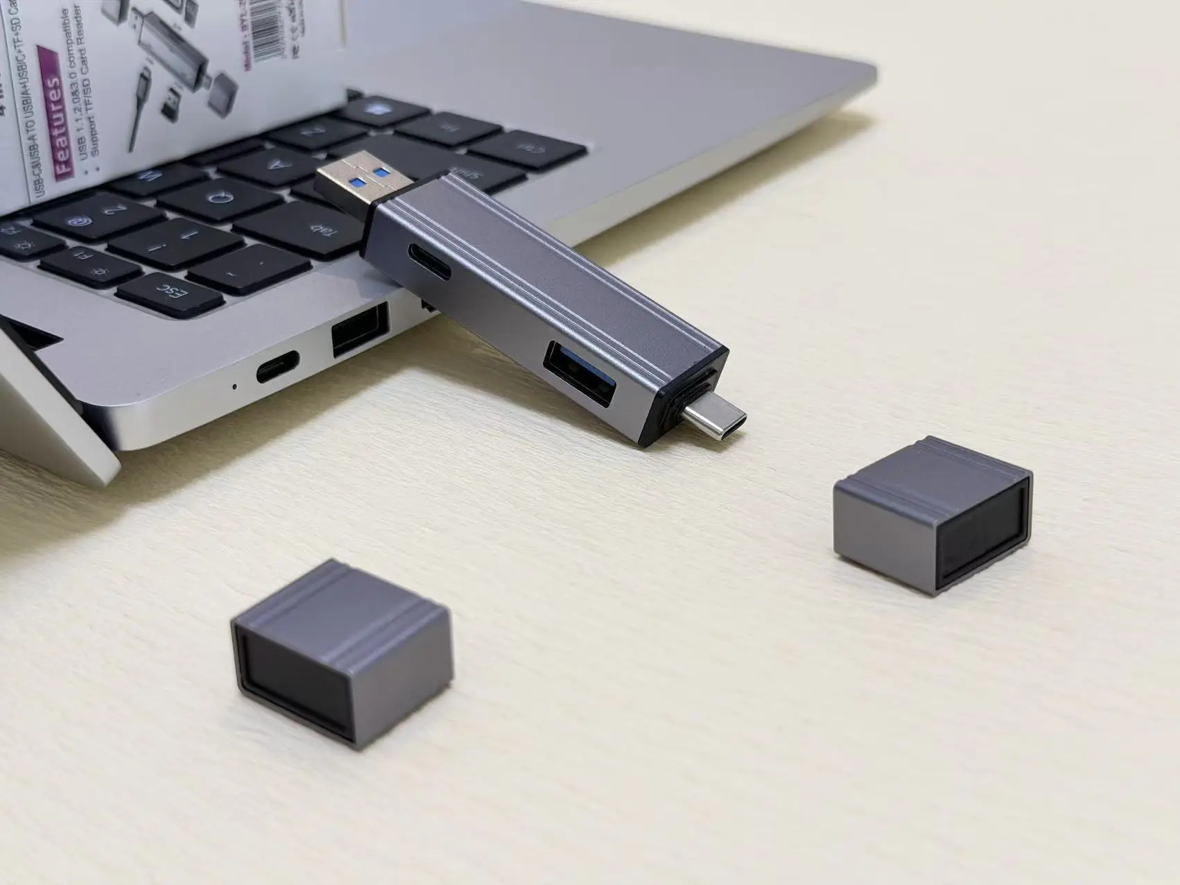 FC&EC 카드 리더 USB C to SD 마이크로 SD TF 카드 리더 어댑터 PC 노트북 액세서리 스마트 메모리 카드리더 SD 카드 어댑터